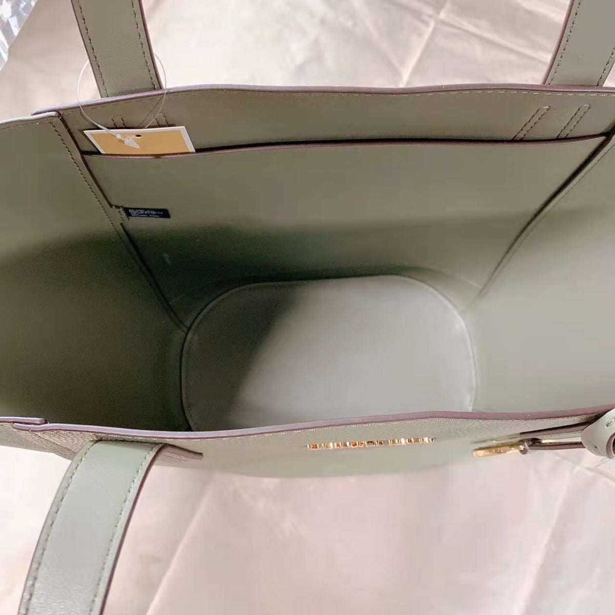 Michael Kors 35F1GPAT3S Portia Small Bucket Bag In Army Green 194900655115 Michael Kors 35F1GPAT3S Portia Small Bucket Bag In Army Green 194900655115